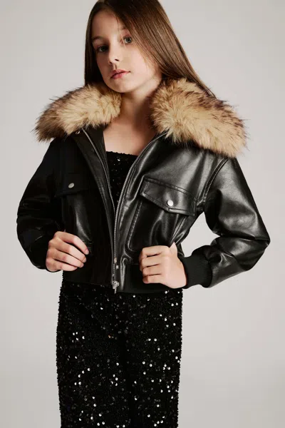 Bardot Junior Kids' Nikki Jacket In Black