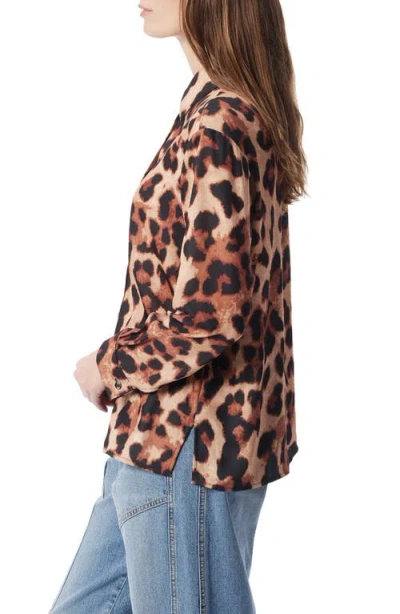 Do By Dee Ocleppo Yuna Leopard Print Button-up Shirt In Multi