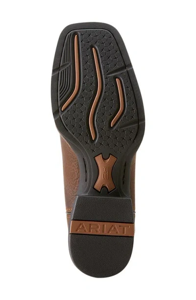Ariat Sport Latigo Square Toe Roper Heel Boot In Brown