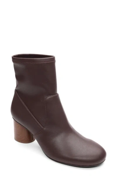 Sanctuary Rory Stretch Ankle Boots In Burgundy