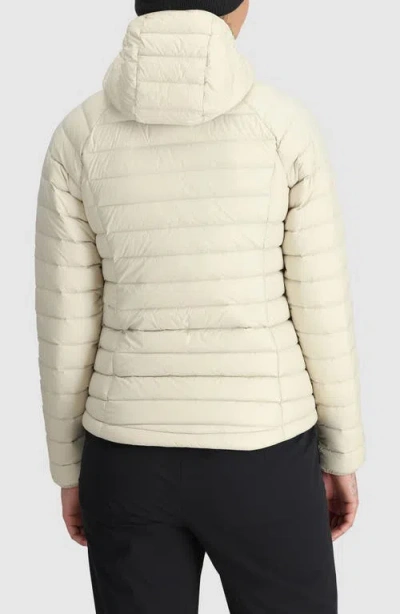 Outdoor Research Transcendent Water Resistant 800 Fill Power Down Jacket In Gray