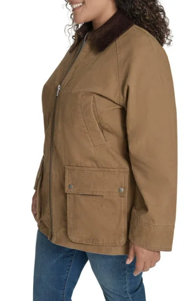 Levi's Women's Front Zipper Barn Jacket In Brown