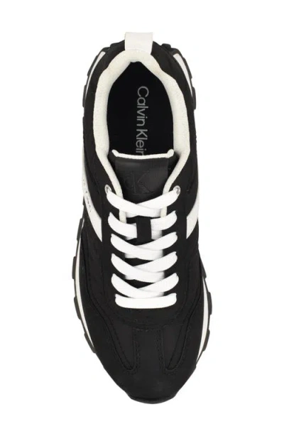 Calvin Klein Women's Hallie Colorblock Sneakers In Black