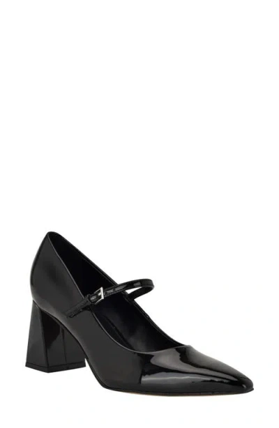 Calvin Klein Women's Naprina Block Heel Mary Jane Pumps In Black