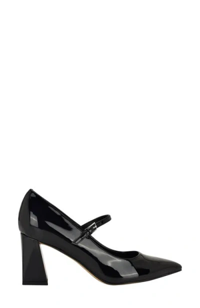 Calvin Klein Women's Naprina Block Heel Mary Jane Pumps In Black