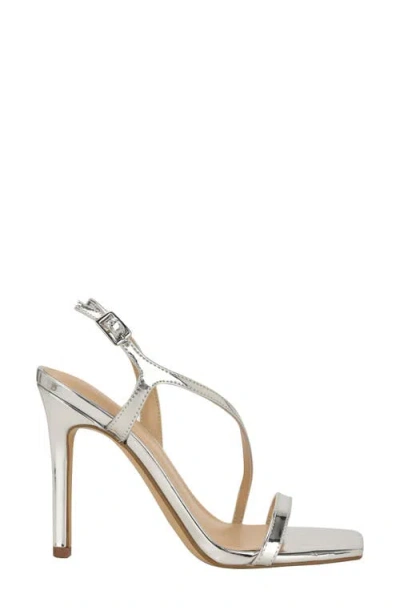 Calvin Klein Women's Tansley Strappy Stiletto Sandals In Silver