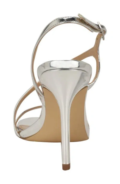 Calvin Klein Women's Tansley Strappy Stiletto Sandals In Silver