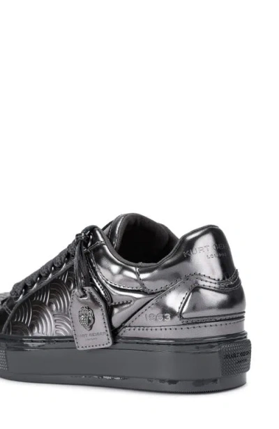 Kurt Geiger London Southbank Tag Platform Sneaker In Silver
