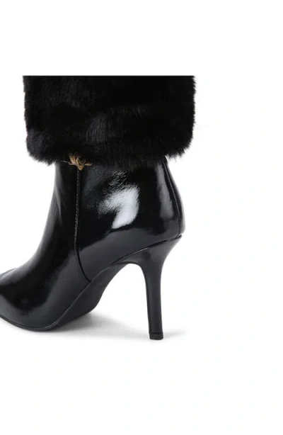 Kurt Geiger London Kensington Faux Fur Tall Boot In Gray