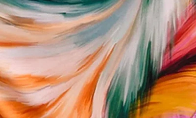 La Blanca Feathered Impression Adjustable Loop Hipster Bikini Bottoms In Multi