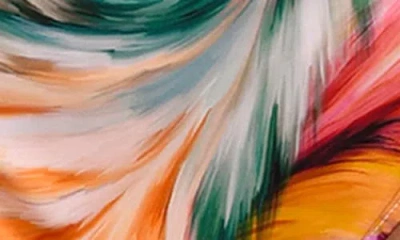 La Blanca Feathered Impression Adjustable Loop Hipster Bikini Bottoms In Multi