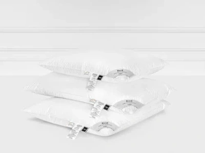 Togas Royal Siberian White Goose Down Pillow In White