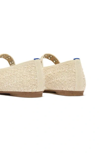 Rothys The Max Square Buckle Mary Jane Flats In Neutral