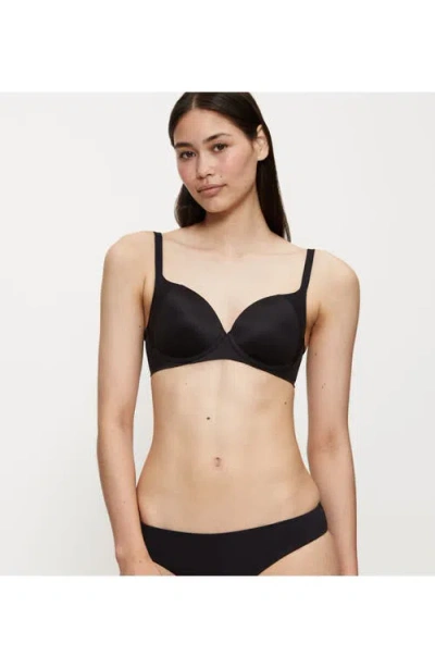 Triumph Body Makeup Soft Touch Wired Padded Bra In Black