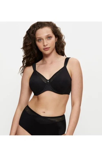 Triumph True Shape Sensation Minimizer Bra In Black