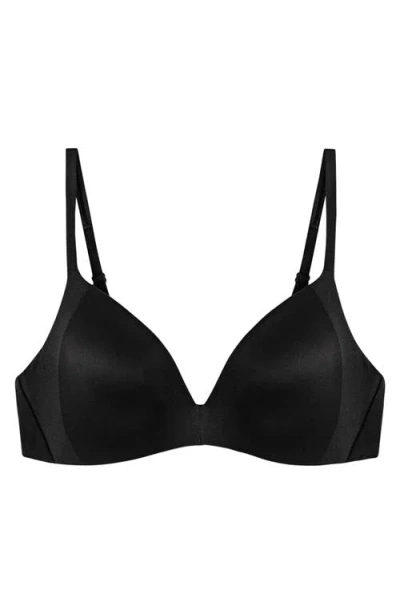 Triumph Body Makeup Soft Touch Wireless Padded Bra In Black