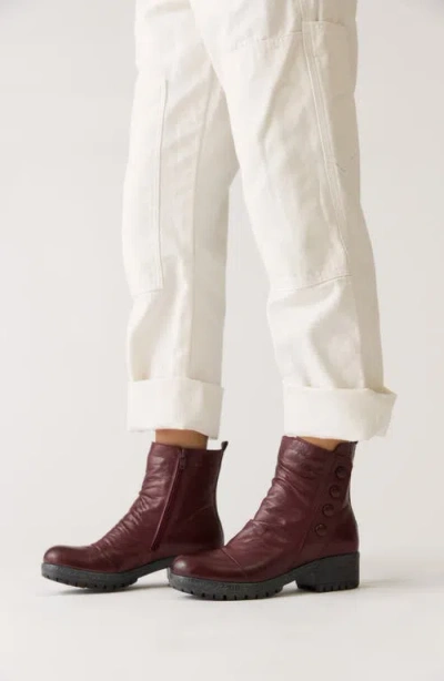 Miz Mooz Dallis Block Heel Bootie In Animal Print