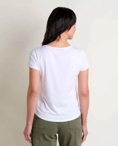 Toad And Co Toad & Co Marley Long Sleeve V-neck Tee In White