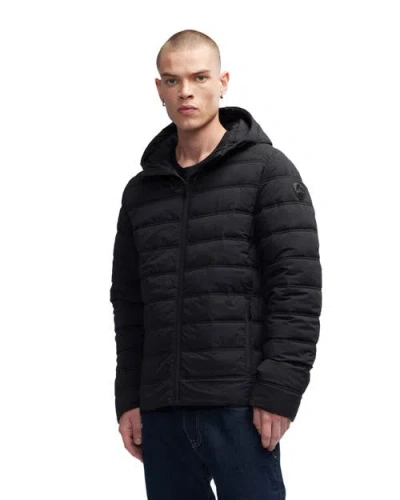 Pajar Men's Niran Sustainable Square Quilt Lightweight Packable In Black