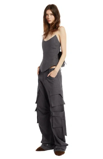 Mother Of All Nemesis Corset In Gray