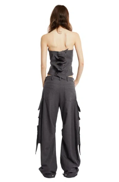 Mother Of All Nemesis Corset In Gray