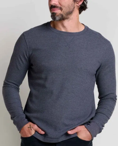 Toad And Co Toad & Co Framer Ii Long Sleeve Crew In Gray