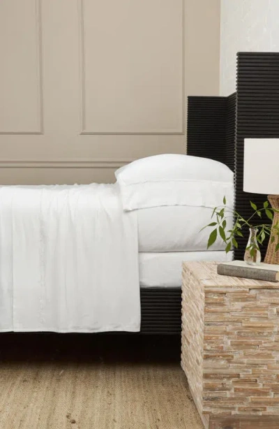 Pom Pom At Home Remi Set Of 2 Frayed Pillowcases In White