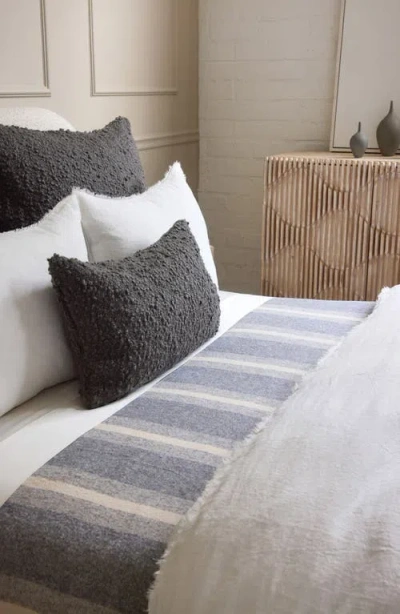 Pom Pom At Home Murphy Oversize Bouclé Throw Blanket In Green