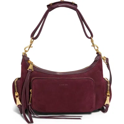 Aimee Kestenberg Away We Go Convertible Leather Shoulder Bag In Brown