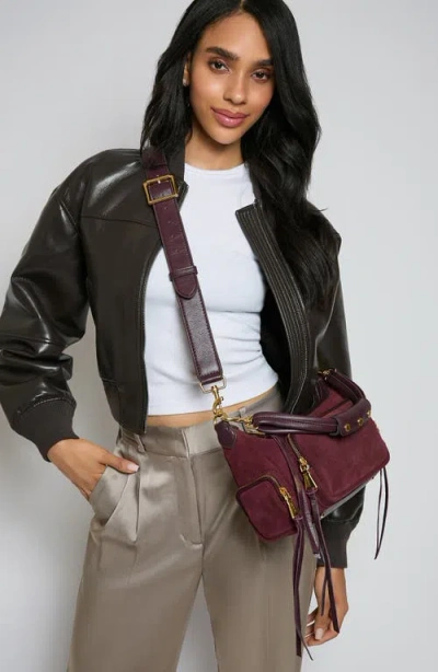 Aimee Kestenberg Away We Go Convertible Leather Shoulder Bag In Brown