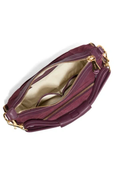 Aimee Kestenberg Away We Go Convertible Leather Shoulder Bag In Brown
