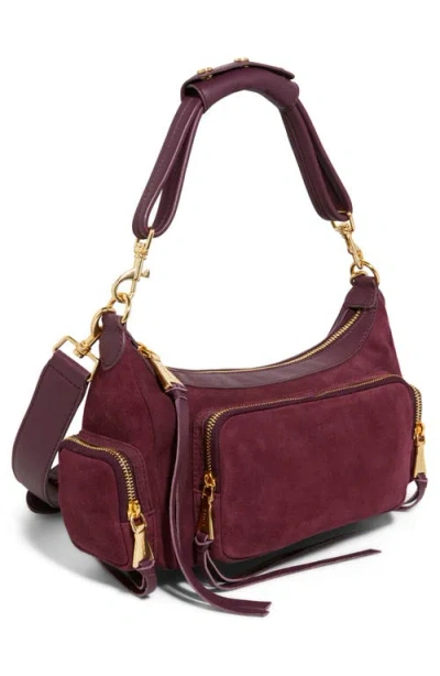Aimee Kestenberg Away We Go Convertible Leather Shoulder Bag In Brown