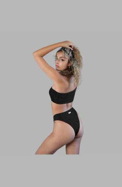 Blvck Glitter Swimsuit In Black