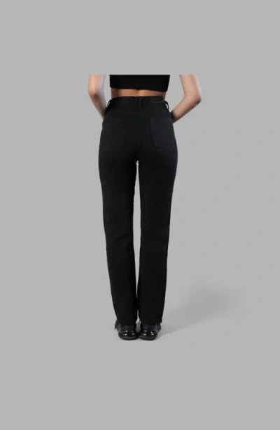 Blvck Monogram Jeans In Black