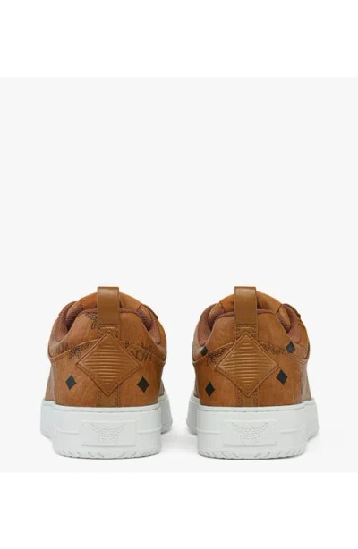 Mcm Neo Terrain Lo Sneakers In Visetos In Brown