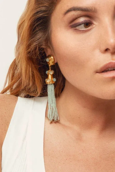 Sylvia Toledano Gio Earrings In Green