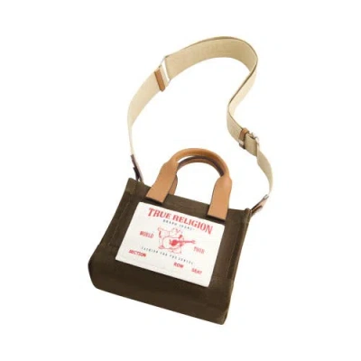 True Religion Mini Tote In Brown