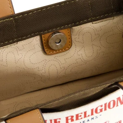 True Religion Mini Tote In Brown