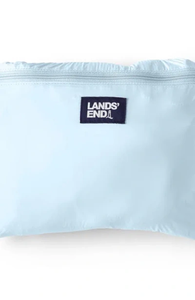 Lands' End Wanderweight Ultralight Packable Tote Bag In Blue