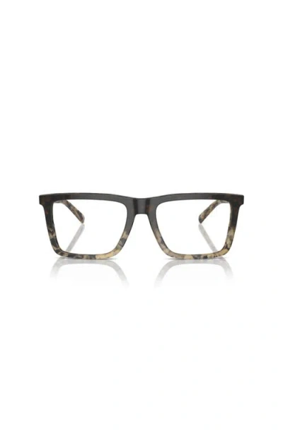 Michael Kors 55mm Rectangle Optical Glasses In Multi