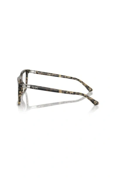 Michael Kors 55mm Rectangle Optical Glasses In Multi