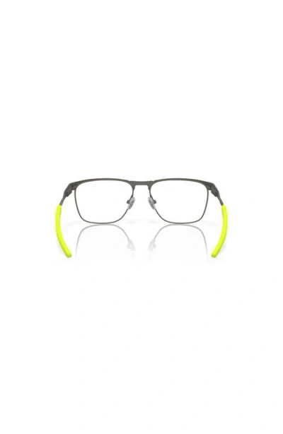 Oakley 49mm Rectangle Optical Glasses In Gray