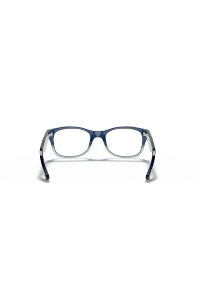 Ray Ban Ray-ban 48mm Square Optical Glasses In Blue