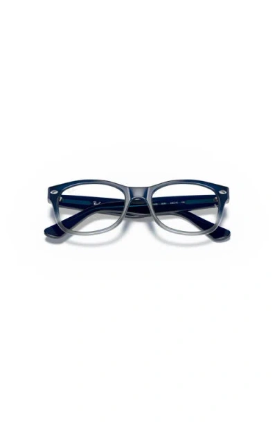 Ray Ban Ray-ban 48mm Square Optical Glasses In Blue