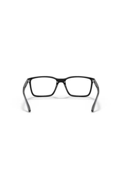 Arnette 52mm Rectangle Optical Glasses In Black