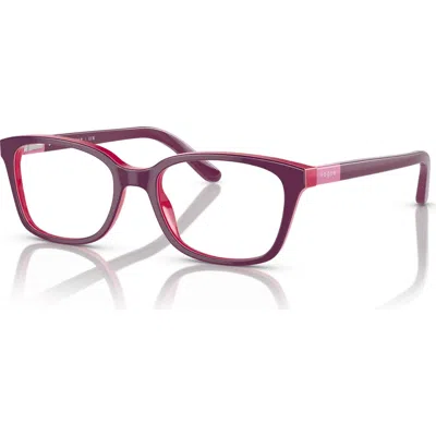 Vogue Eyewear 47mm Square Optical Glasses In Purple