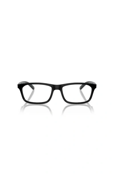 Arnette 52mm Rectangle Optical Glasses In Black