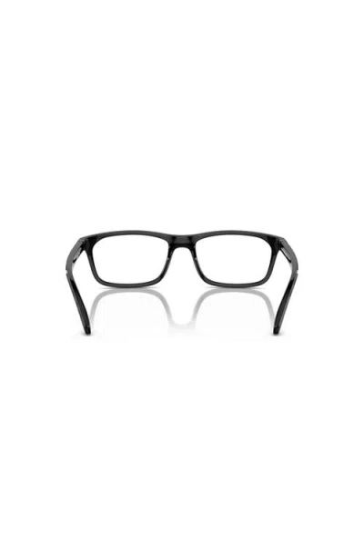 Arnette 52mm Rectangle Optical Glasses In Black
