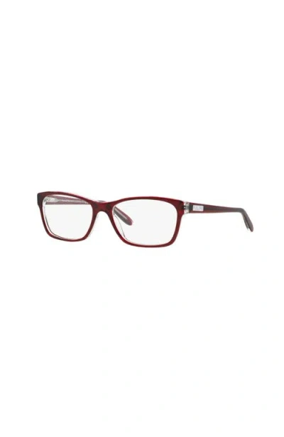 Ralph 51mm Square Optical Glasses In Red
