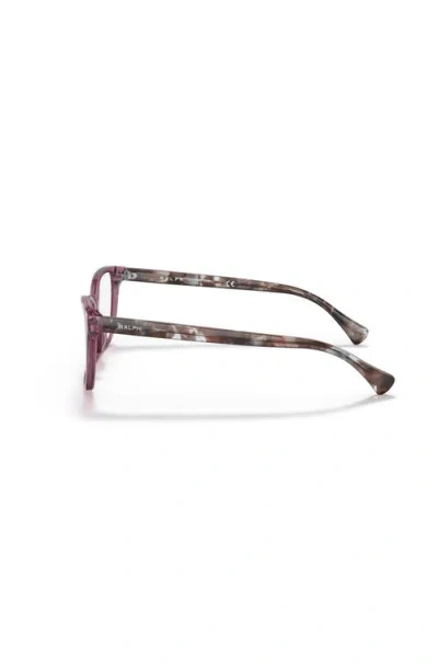 Ralph 53mm Rectangle Optical Glasses In Pink